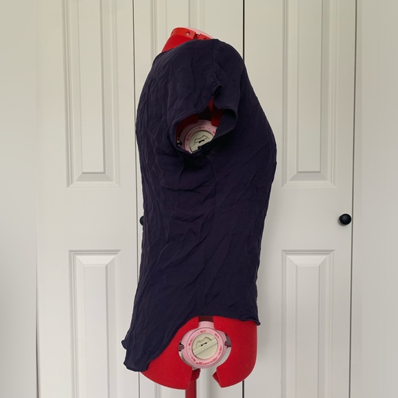 Aritzia Babaton 100% silk purple top size XS - Picture 3 of 7